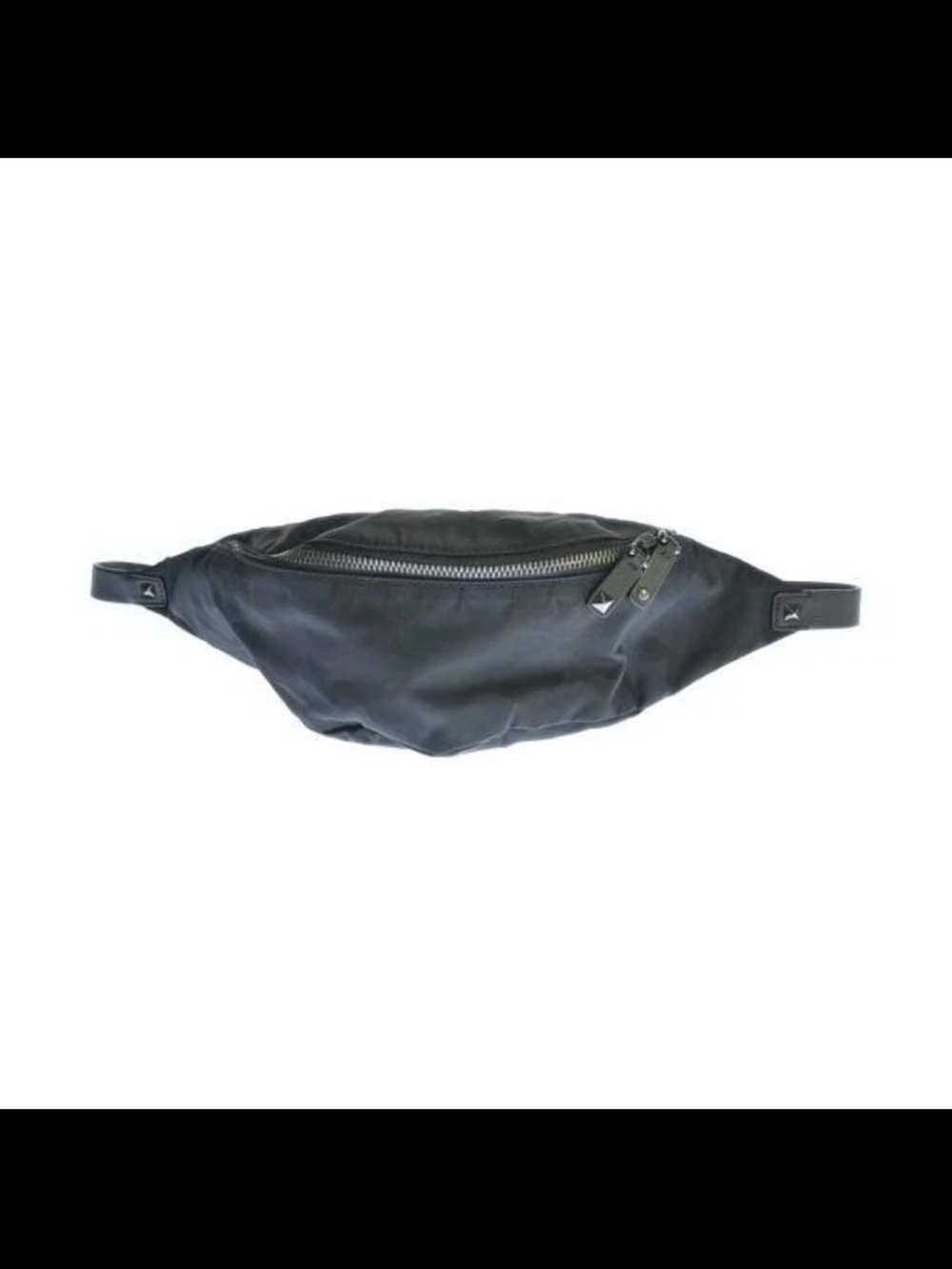 Valentino Garavani Black Leather Belt Bag